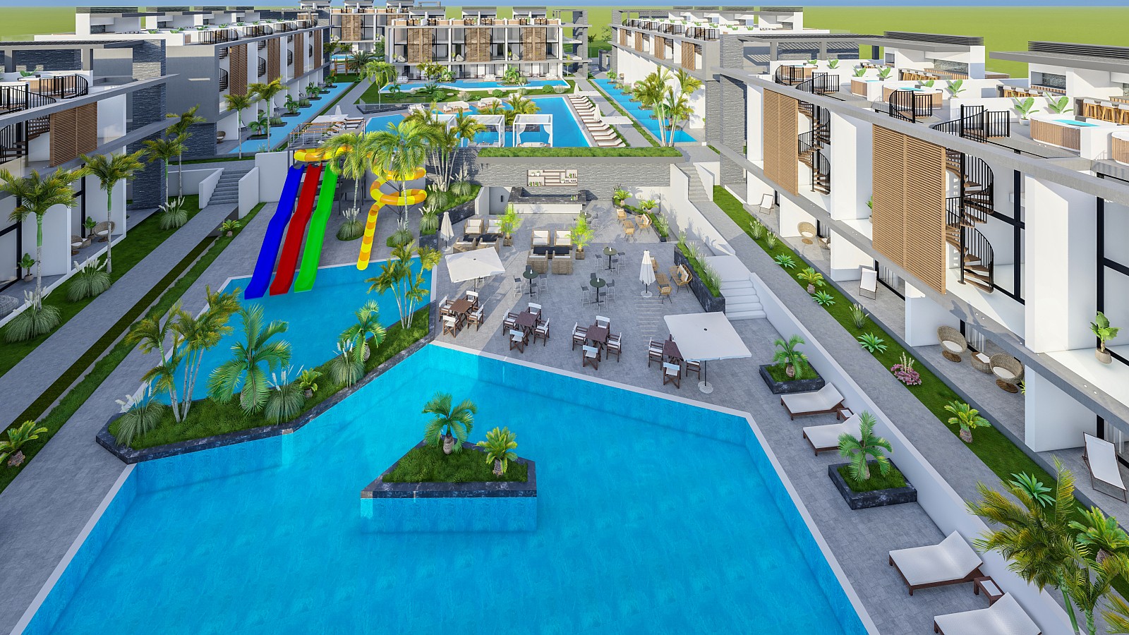 Apartments in Yeni İskele, İskele (ECN-00389)